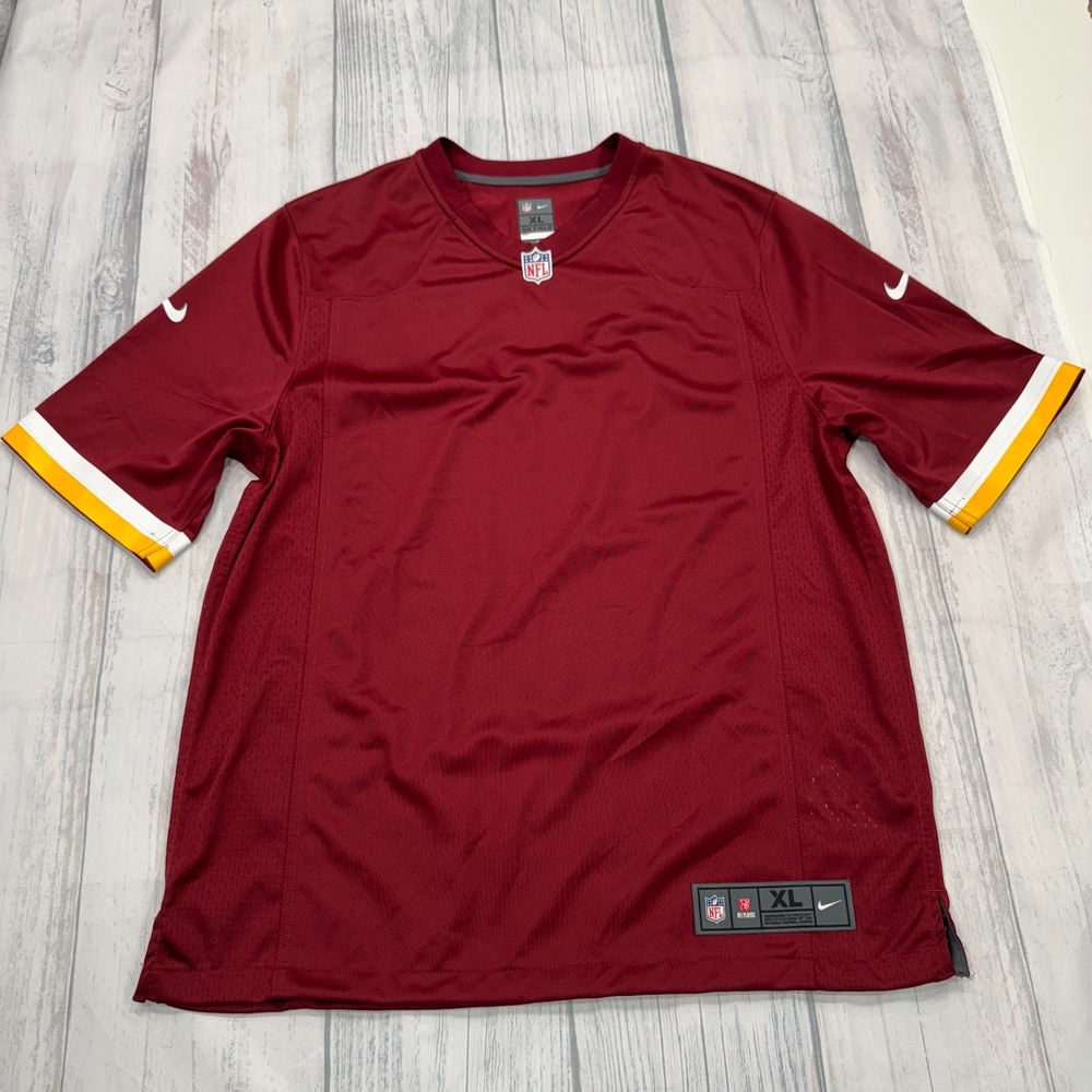 NWOT Washington Redskins Commanders Blank Jersey XL Nike Maroon NFL Football Men